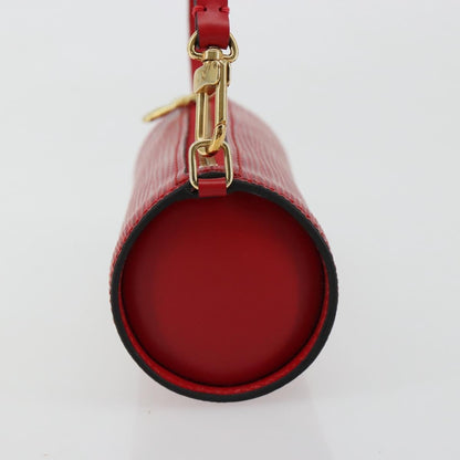 Louis Vuitton Soufflot Pochette Epi Leather, Red, Leather, Clutch