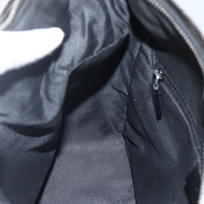 Gucci Vintage Zip Hobo GG Canvas and Leather, BLACK, CANVAS, Shoulder bag