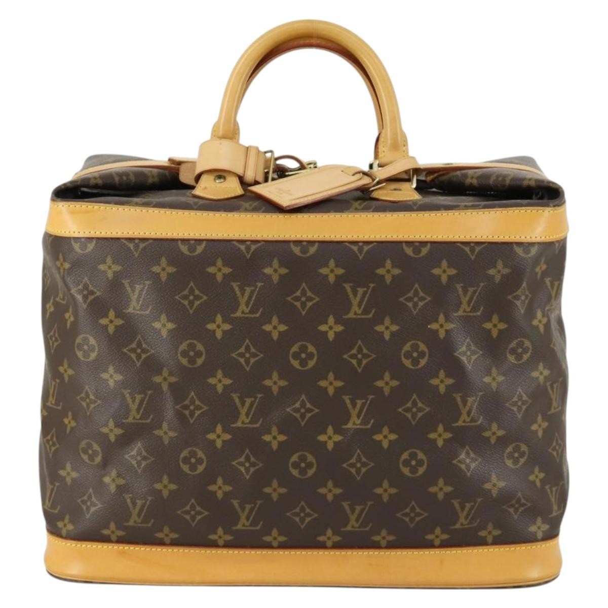 Louis Vuitton Cruiser Handbag Monogram Canvas, BROWN, CANVAS, Travel bag