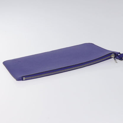 Louis Vuitton Neverfull Pochette Epi Leather, PURPLE, LEATHER, Tote bag