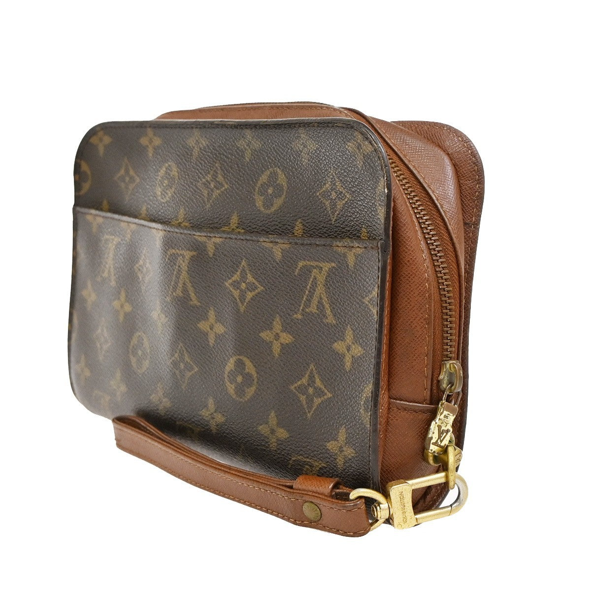 Louis Vuitton Pochette Orsay Monogram Canvas, BROWN, CANVAS, Clutche & pouche