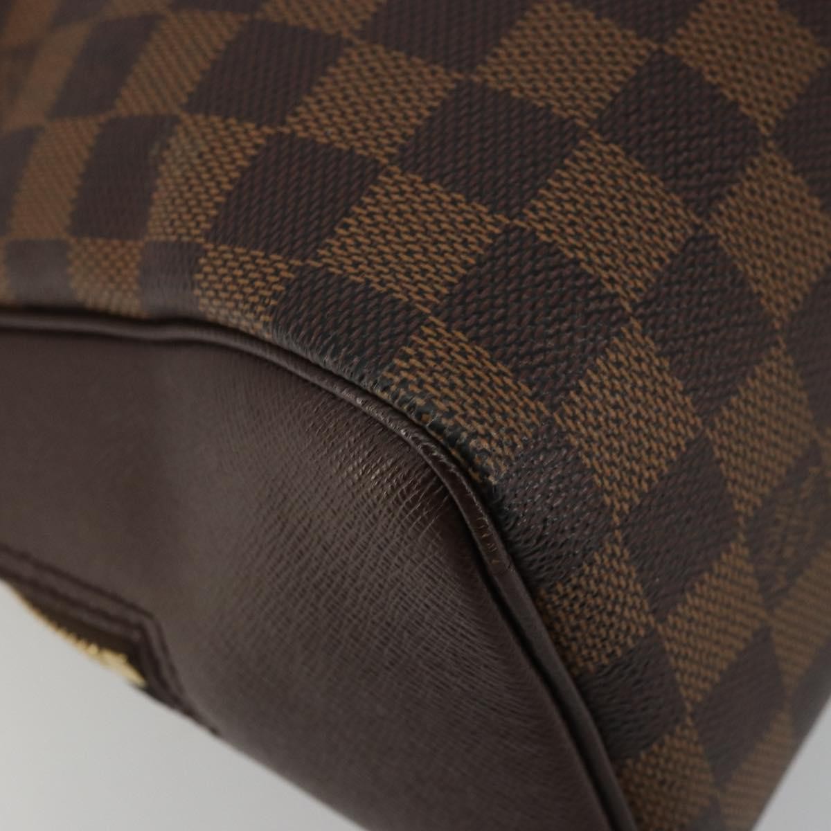Louis Vuitton Triana Bag Damier, Brown, Canvas, Handbag
