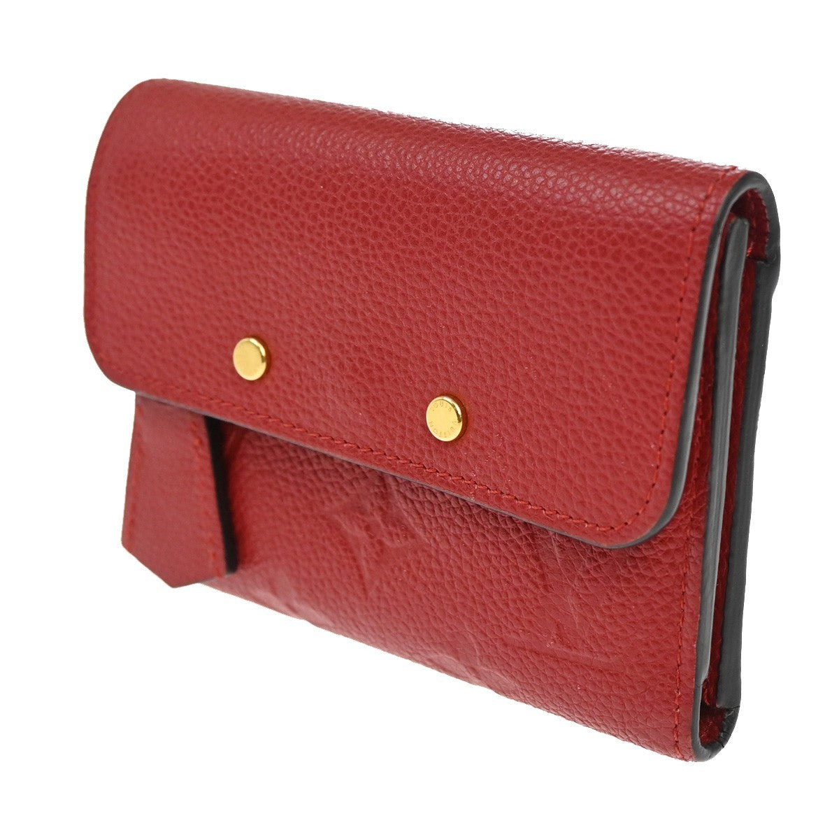 Louis Vuitton Pont Neuf Wallet Monogram Empreinte Leather, RED, LEATHER, Wallets