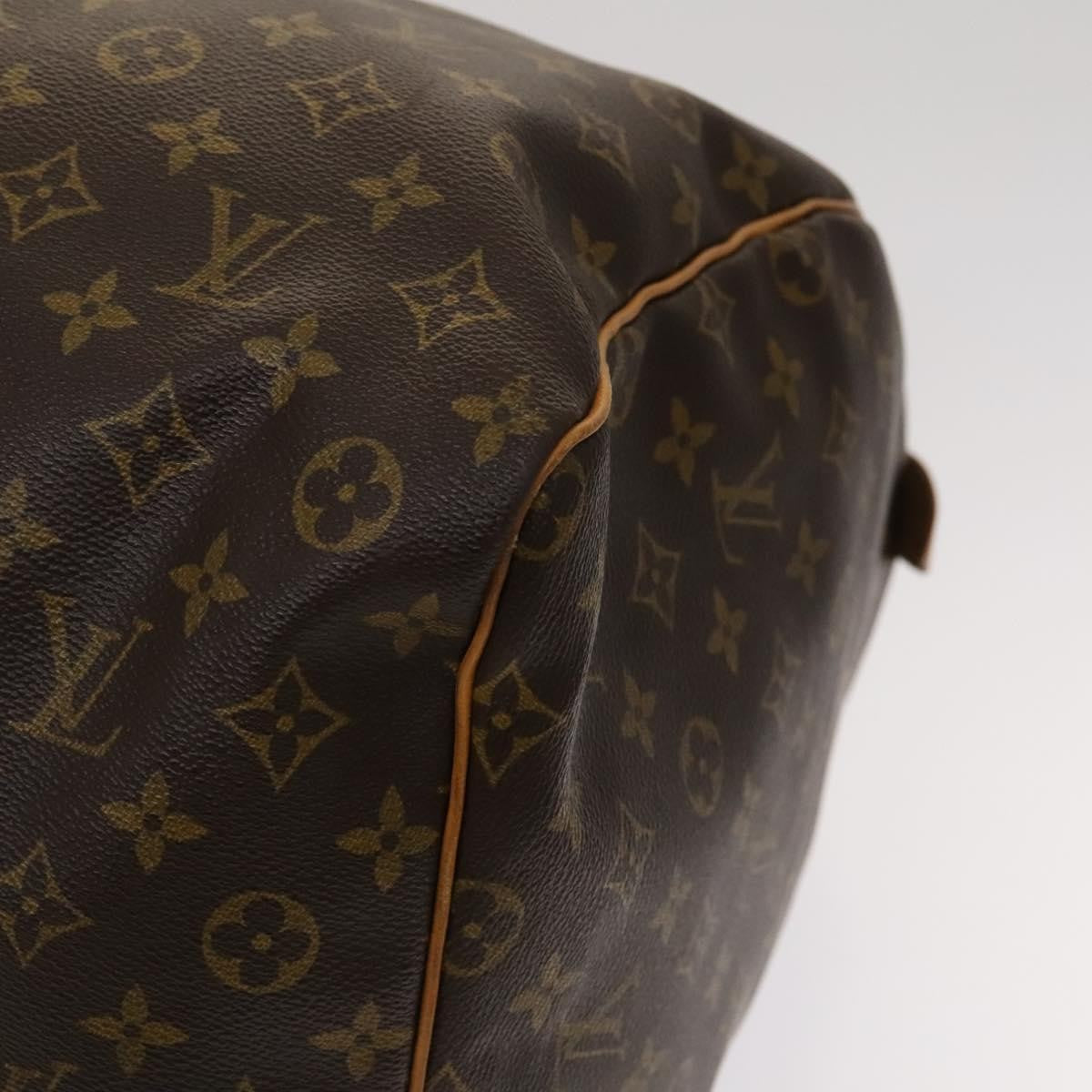 Louis Vuitton Keepall Bag Monogram Canvas, BROWN, CANVAS, Travel bag