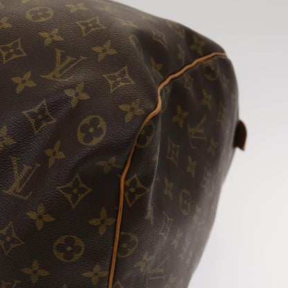 Louis Vuitton Keepall Bag Monogram Canvas, BROWN, CANVAS, Travel bag