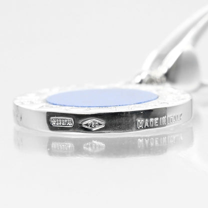 Bvlgari Bvlgari Bvlgari Pendant Charm 18K white gold, SILVER, WHITE_GOLD, Necklace