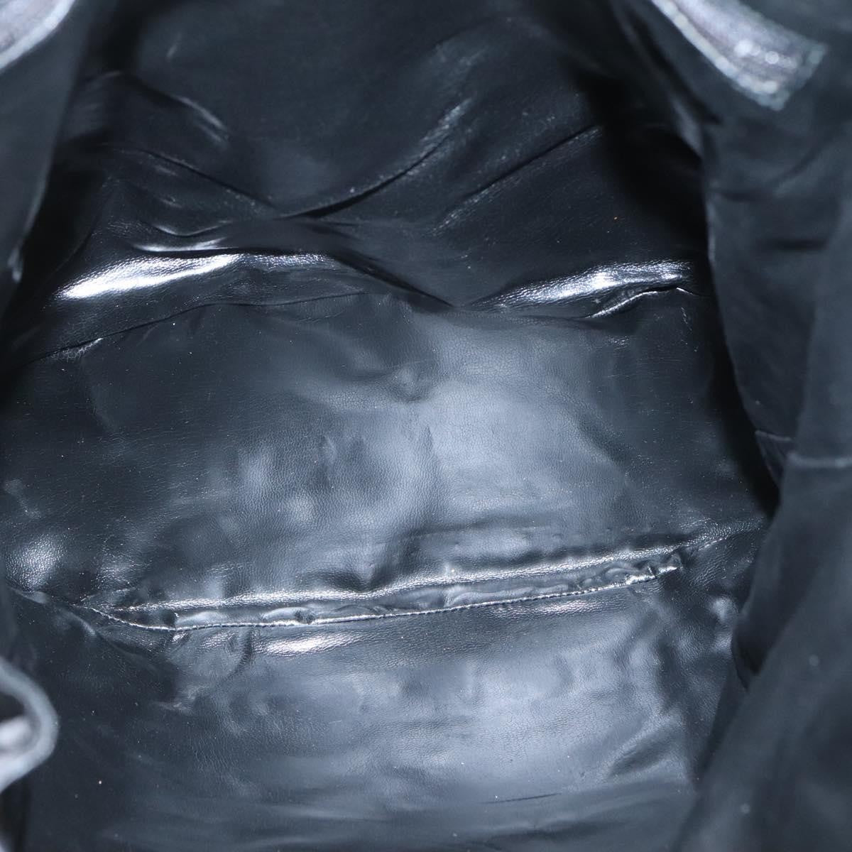 Salvatore Ferragamo Vintage Gancini Backpack Nylon, BLACK, NYLON, Backpack