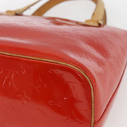 Louis Vuitton Houston Handbag Monogram Vernis, RED, PATENT_LEATHER, Handbag
