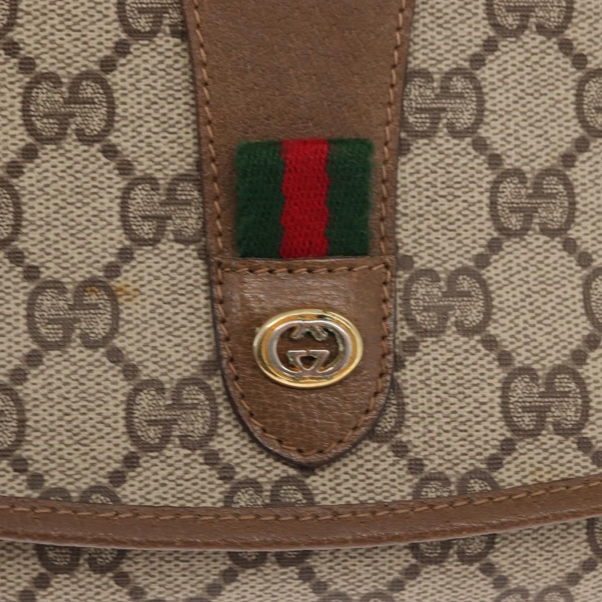 Gucci Vintage old clutch Canvas, BEIGE, PVC, Clutche & pouche