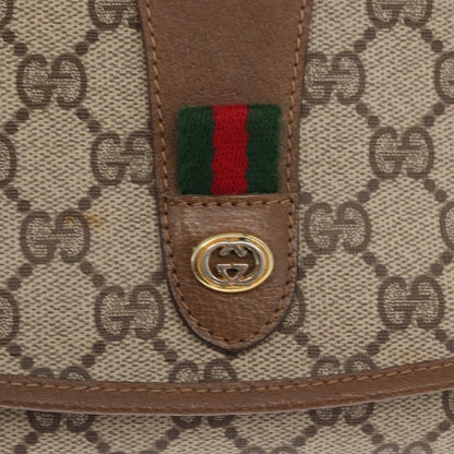 Gucci Vintage old clutch Canvas, BEIGE, PVC, Clutche & pouche