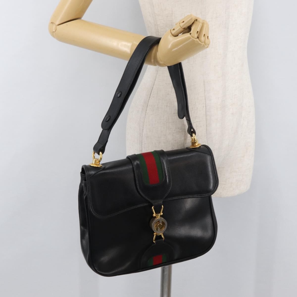 Gucci Sherry line shoulder bag Leather, Multicolour, Leather, Handbag
