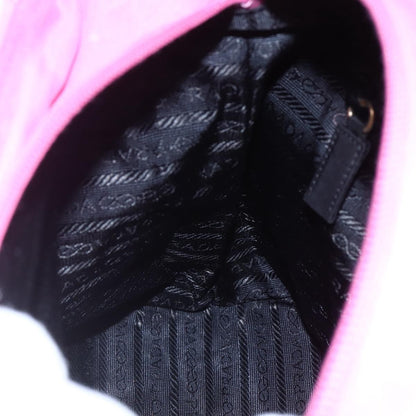 Prada Vintage Zip Tote Tessuto, PINK, NYLON, Tote bag