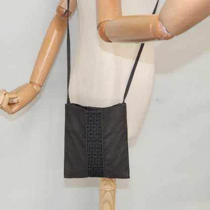 Hermes Herline Crossbody Canvas, GRAY, CANVAS, Crossbody bag