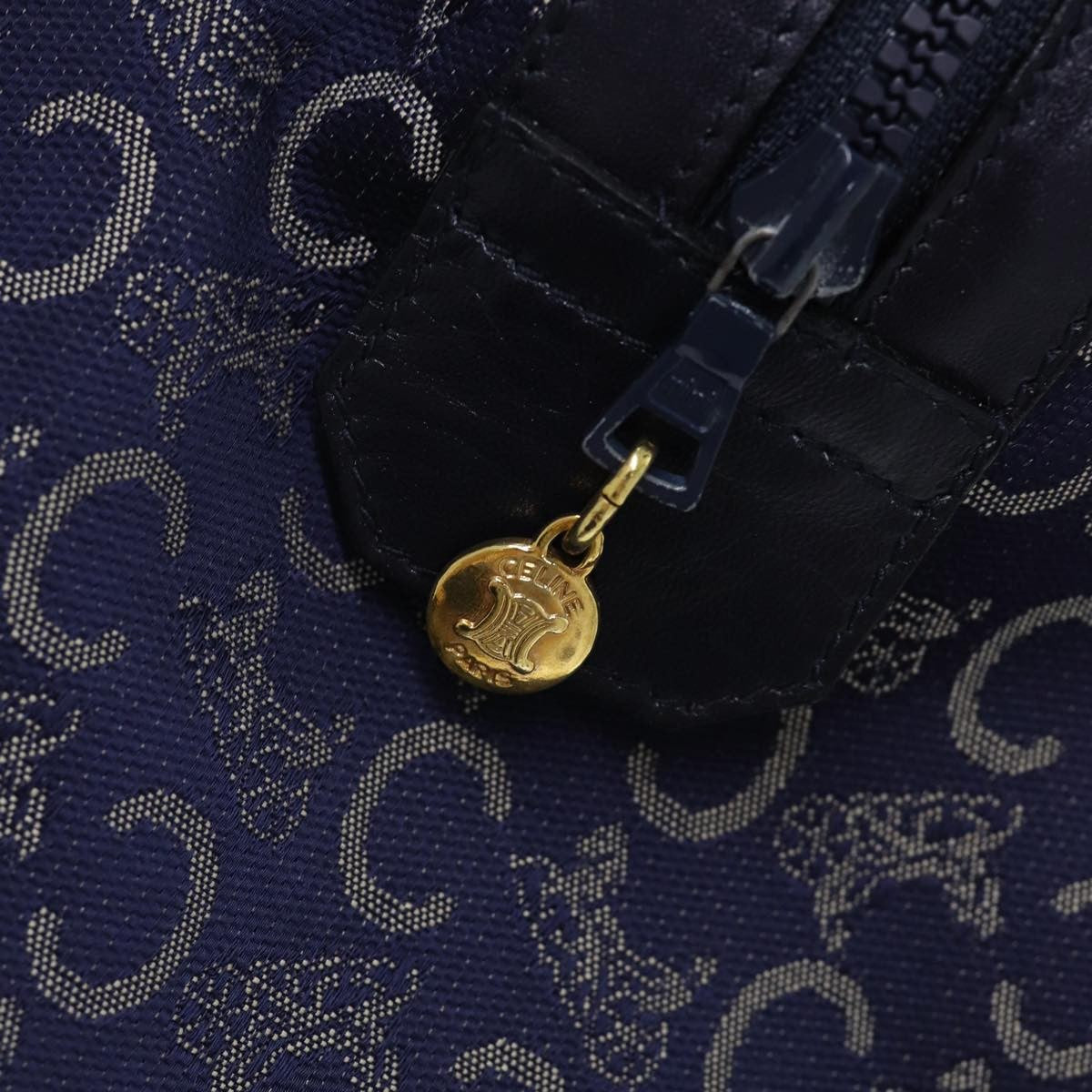 Celine C Sulky Boston bag Canvas, NAVY, CANVAS, Travel bag