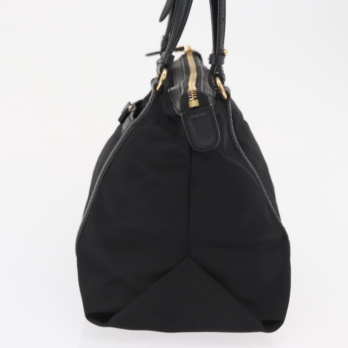 Salvatore Ferragamo Vala Handbag Nylon, BLACK, NYLON, Handbag