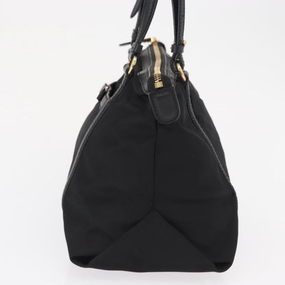 Salvatore Ferragamo Vala Handbag Nylon, BLACK, NYLON, Handbag