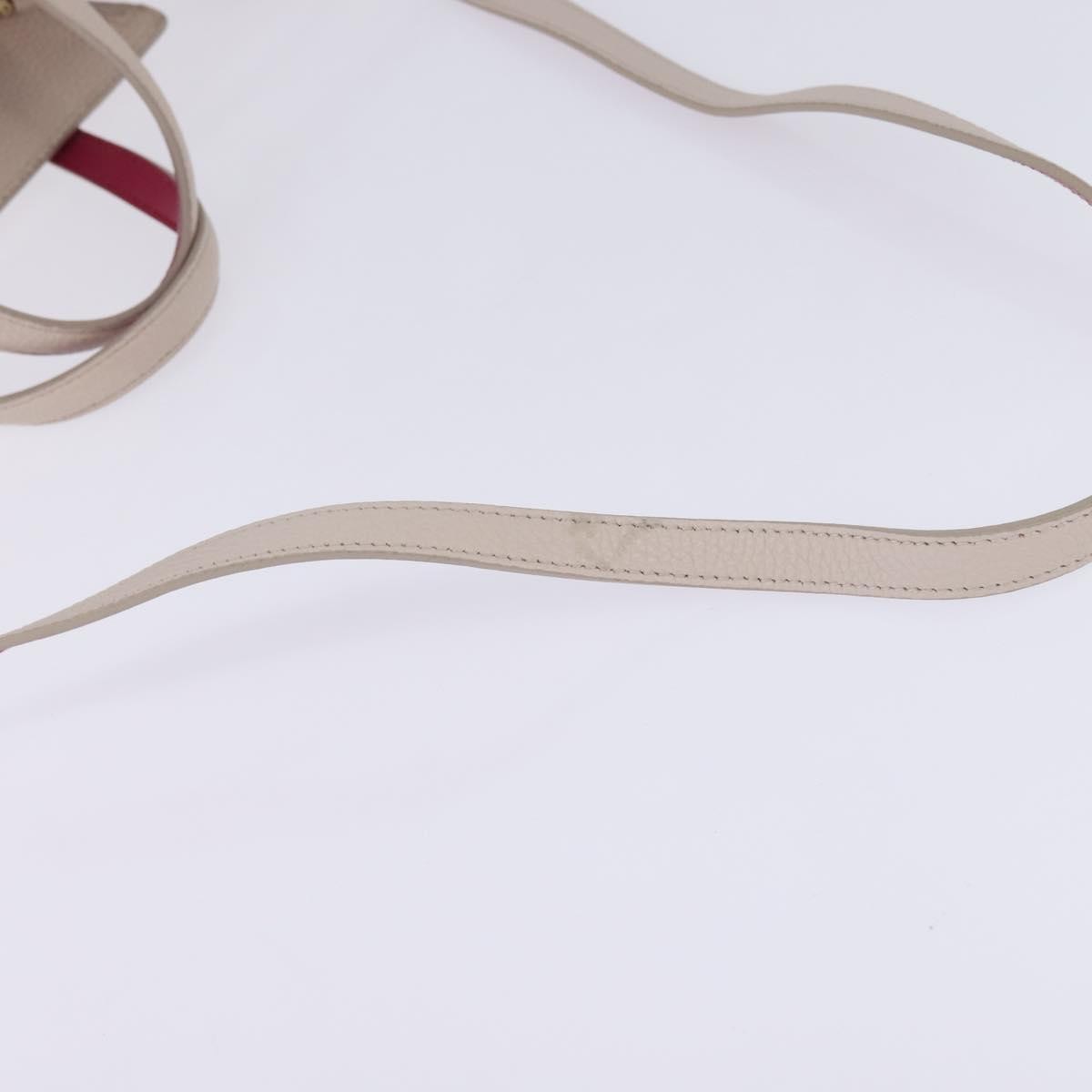 Salvatore Ferragamo Amy Tote Pebbled Leather, BEIGE, LEATHER, Handbag