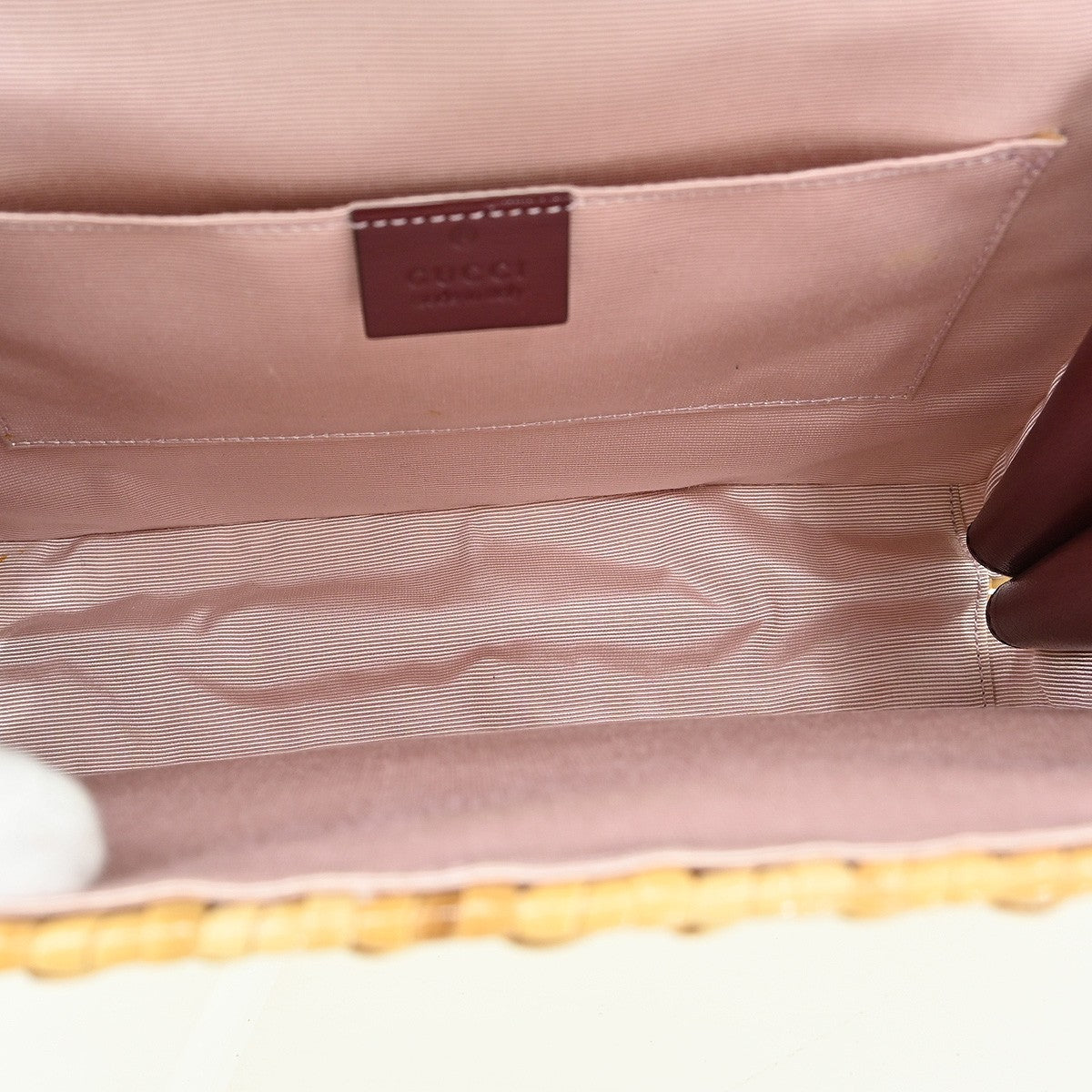 Gucci Sylvie 1969 Top Handle Bag Leather and Wicker, RED, LEATHER, Handbag