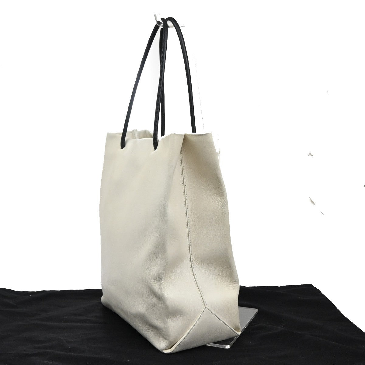 Chanel Essential 31 Rue Cambon Shopping Tote Leather, WHITE, LEATHER, Tote bag