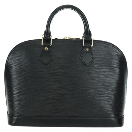Louis Vuitton Alma Handbag Epi Leather, Black, Leather, Handbag