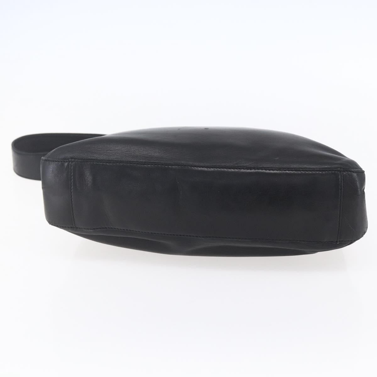 Loewe Anagram Shoulder Bag Leather, BLACK, LEATHER, Shoulder bag