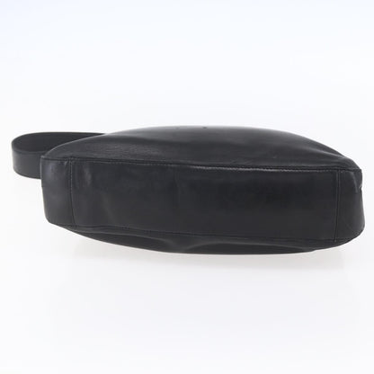 Loewe Anagram Shoulder Bag Leather, BLACK, LEATHER, Shoulder bag