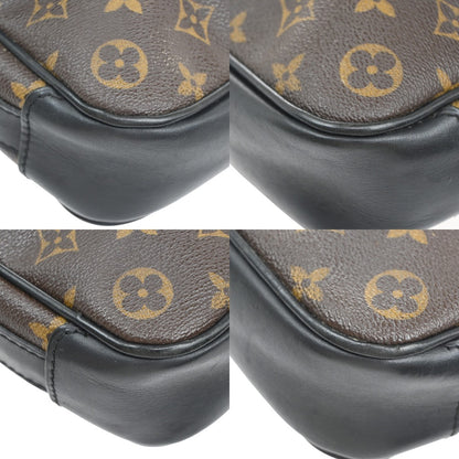 Louis Vuitton Bass Messenger Bag Macassar Monogram Canvas, BROWN, CANVAS, Shoulder bag