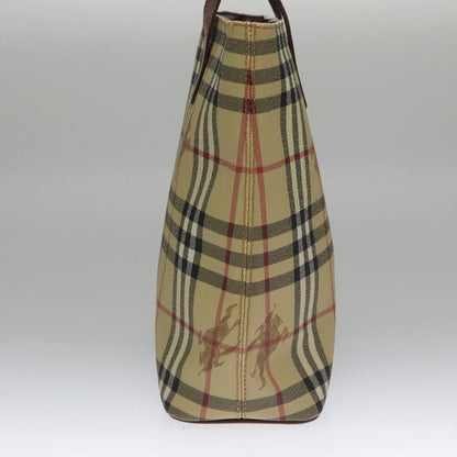 Burberry Top Handle Tote Haymarket Coated Canvas, BEIGE, CANVAS, Tote bag