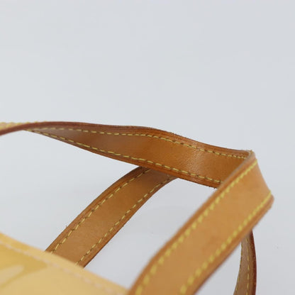 Louis Vuitton Reade Handbag Monogram Vernis, YELLOW, PATENT_LEATHER, Handbag