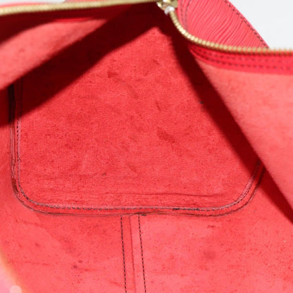 Louis Vuitton Keepall Bag Epi Leather, RED, LEATHER, Travel bag