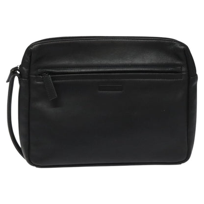 Balenciaga Vintage Pouch Leather, BLACK, LEATHER, Clutche & pouche