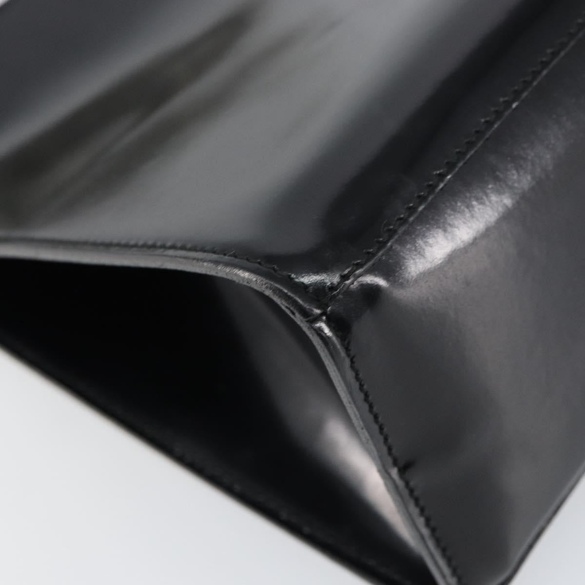 Salvatore Ferragamo Vintage Handbag Patent leather, BLACK, PATENT_LEATHER, Handbag