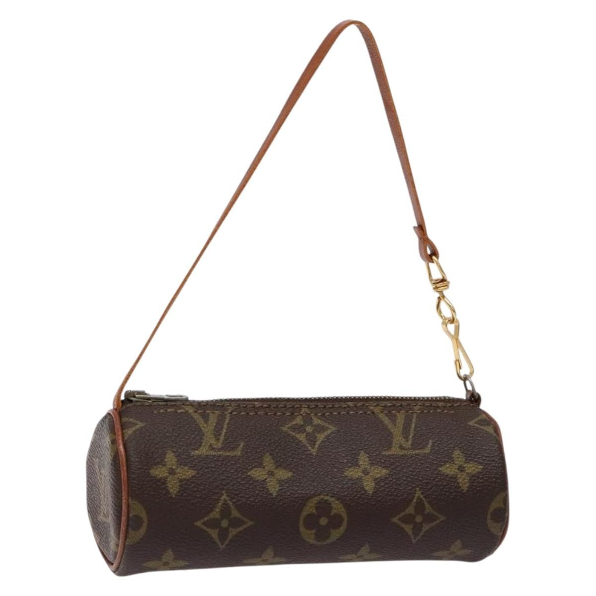 Louis Vuitton Papillon Pochette Monogram Canvas, BROWN, CANVAS, Handbag