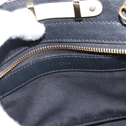 Chloe Alice Satchel Leather, BEIGE, LEATHER, Handbag