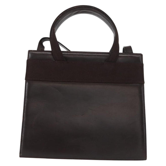 Salvatore Ferragamo Convertible Vara Bow Tote Leather, BROWN, LEATHER, Handbag