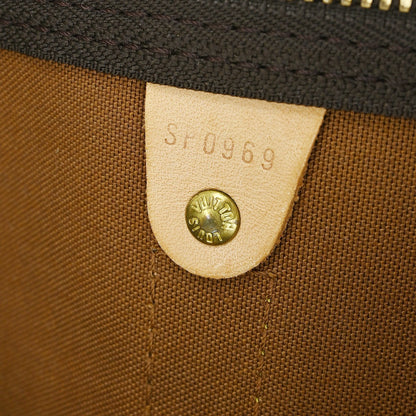 Louis Vuitton Keepall Bag Monogram Canvas, Brown, Canvas, Travel Bag