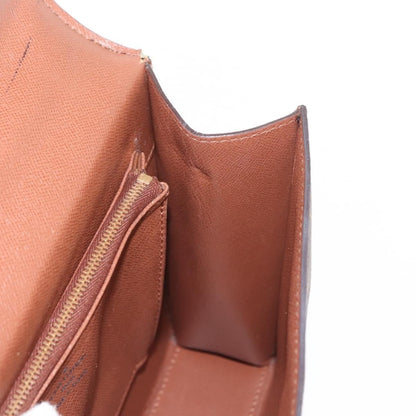 Louis Vuitton Malesherbes Handbag Monogram Canvas, BROWN, CANVAS, Handbag