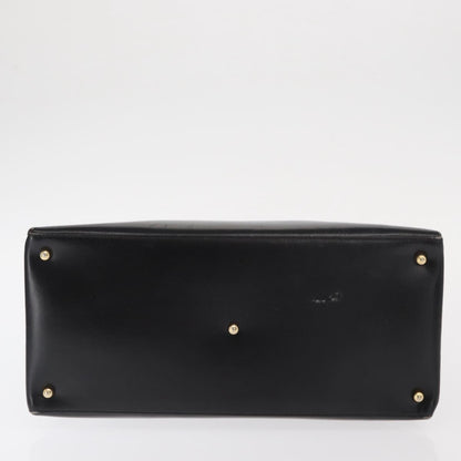 Gucci Vintage Handbag Leather, BLACK, LEATHER, Handbag