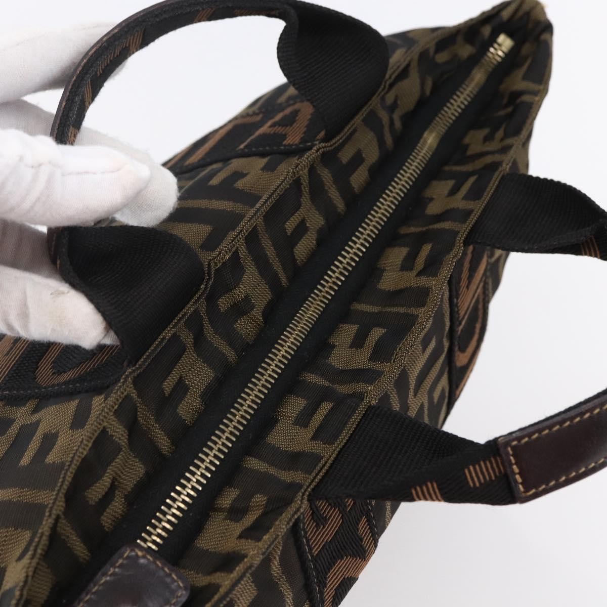 Fendi Zucca Tote bag FF motif, BROWN, CANVAS, Tote bag