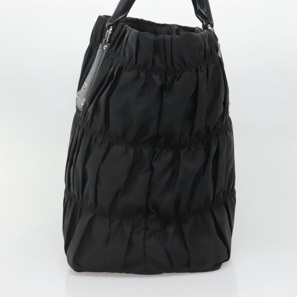 Prada Gaufre Tote Tessuto, BLACK, NYLON, Tote bag