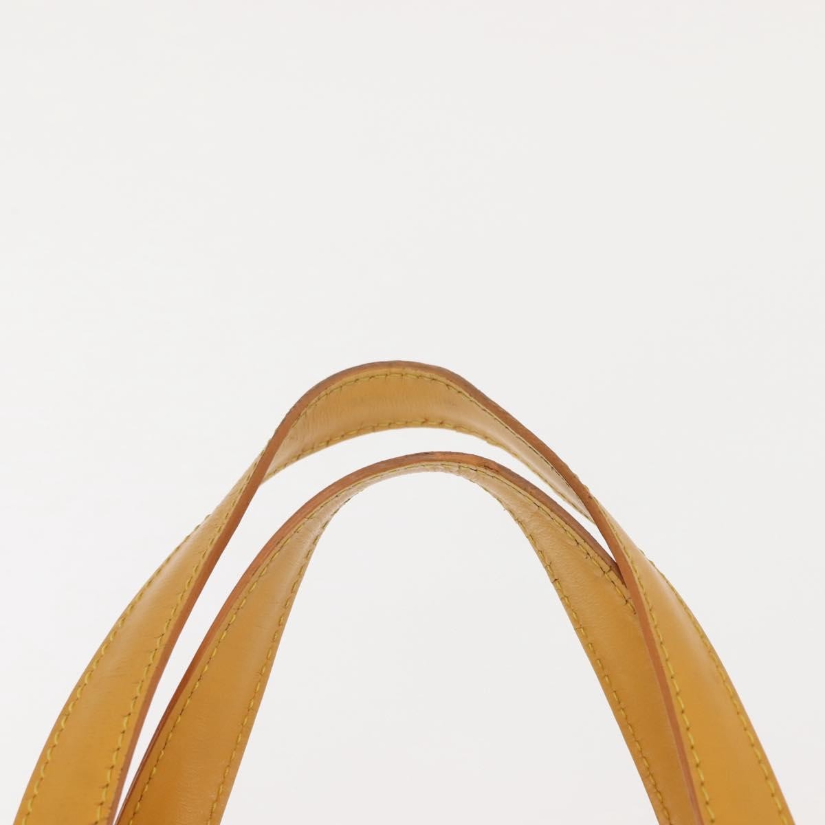 Louis Vuitton Saint Jacques Handbag Epi Leather, YELLOW, LEATHER, Handbag