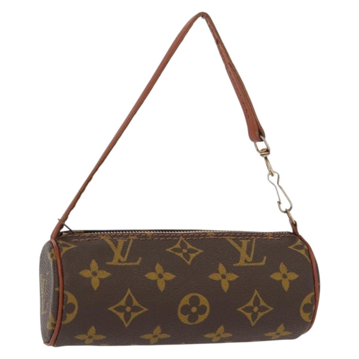 Louis Vuitton Papillon Pochette Monogram Canvas, BROWN, CANVAS, Clutche & pouche