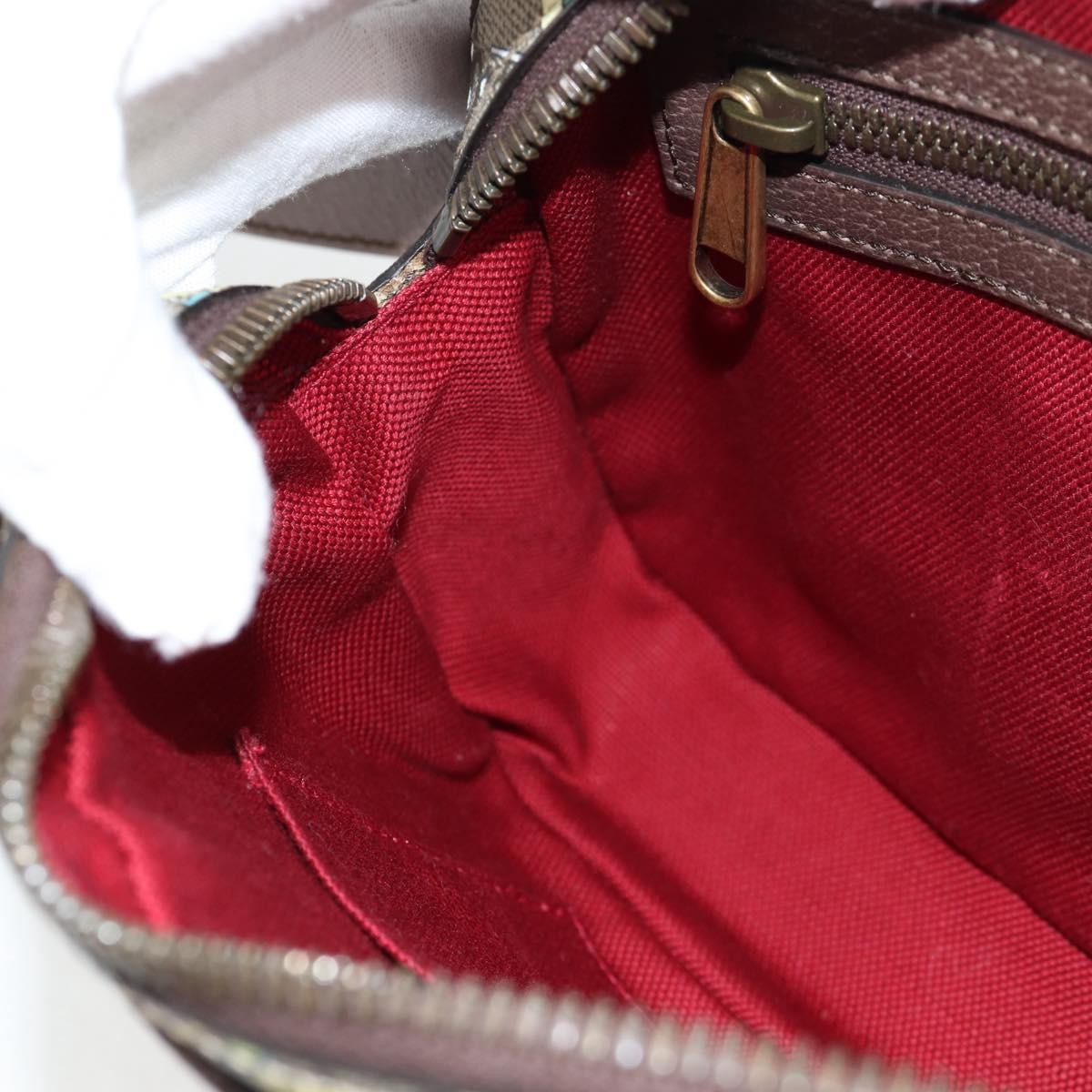 Gucci Disney Donald Duck Belt Bag Printed GG Coated Canvas, BEIGE, PVC, Shoulder bag