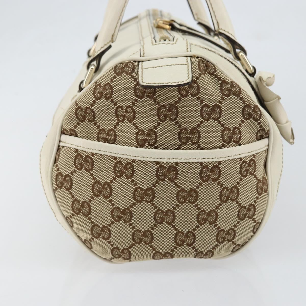 Gucci Trophy Boston Bag GG Canvas, BEIGE, CANVAS, Handbag