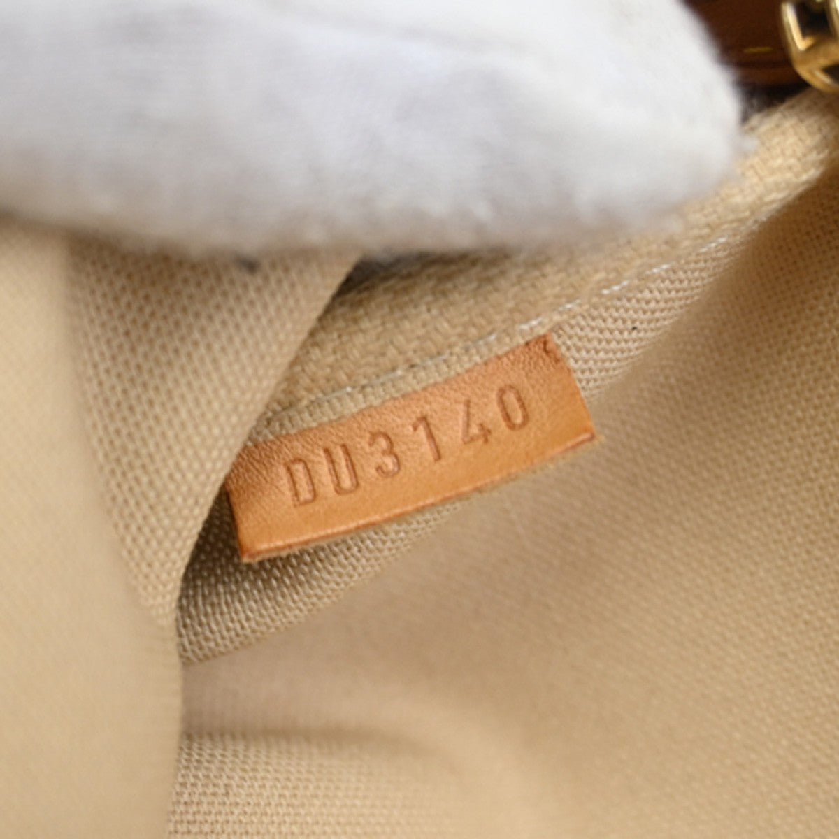 Louis Vuitton Eva Handbag Damier, WHITE, CANVAS, Shoulder bag