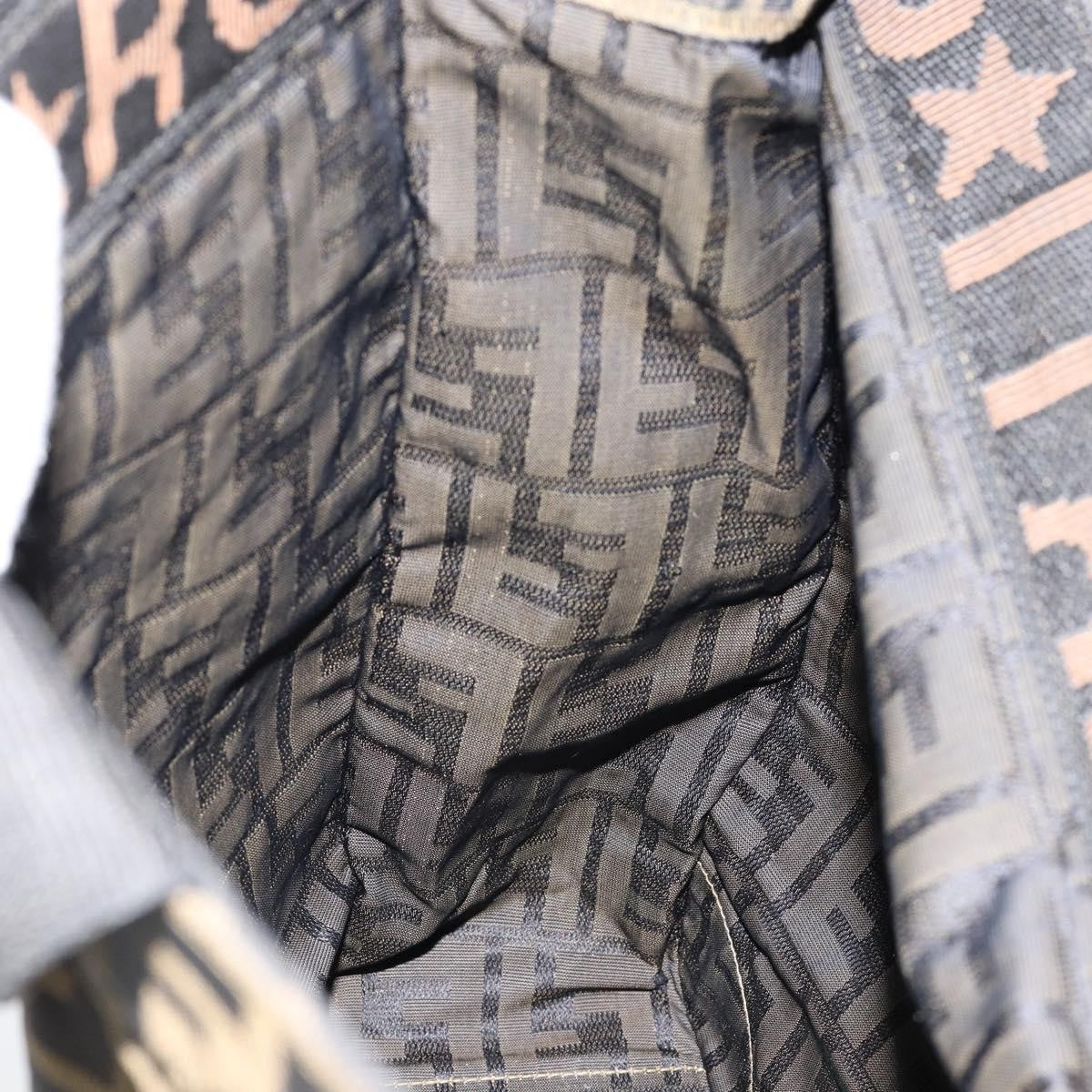 Fendi Zucca Tote bag FF motif, BROWN, CANVAS, Tote bag