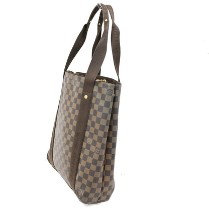 Louis Vuitton Cabas Beaubourg Damier, BROWN, CANVAS, Tote bag
