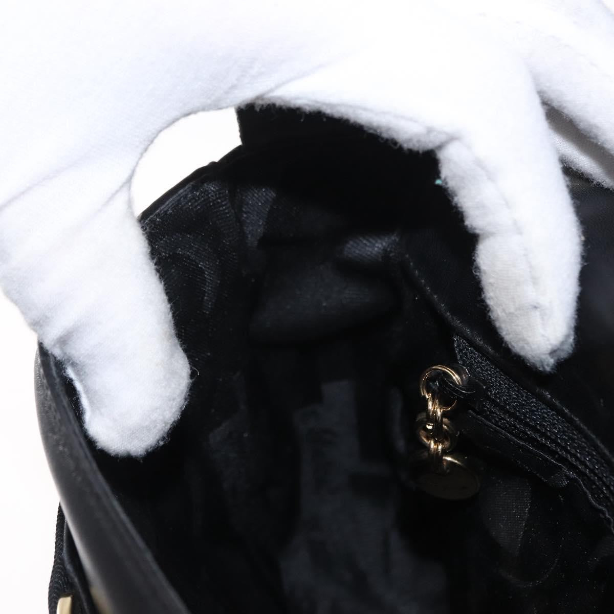 Salvatore Ferragamo Vala Shoulder Bag Leather, BLACK, LEATHER, Shoulder bag