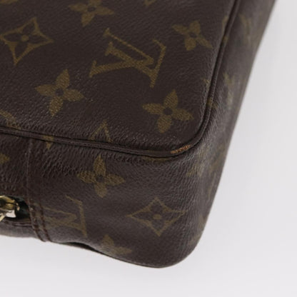 Louis Vuitton Trousse Toiletry Pouch Monogram Canvas, BROWN, CANVAS, Toiletry Case