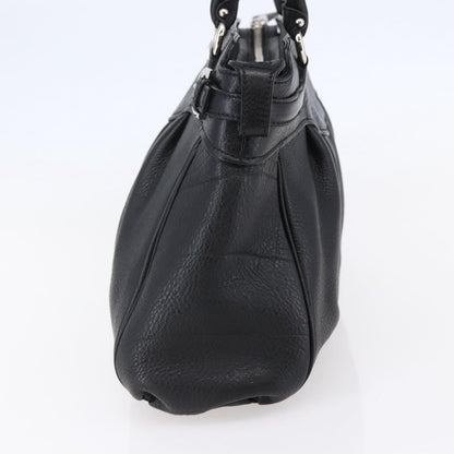 Salvatore Ferragamo Gancini Tote Leather, BLACK, LEATHER, Tote bag